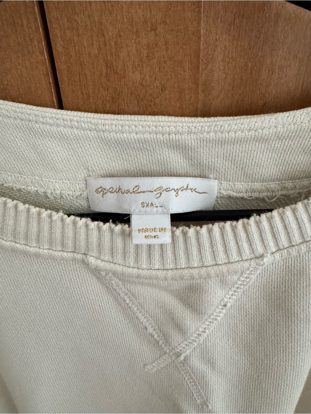 Spiritual Gangster Cream Cropped Sweatshirt – S - Picture 2 of 7